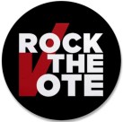 Rock the Vote logo and link